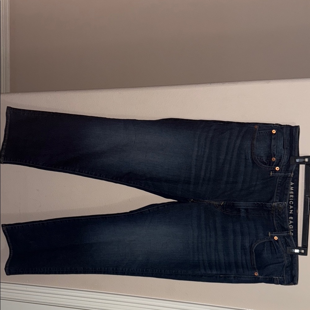 American Eagle Outfitters Men's Dark Blue Dress Pants